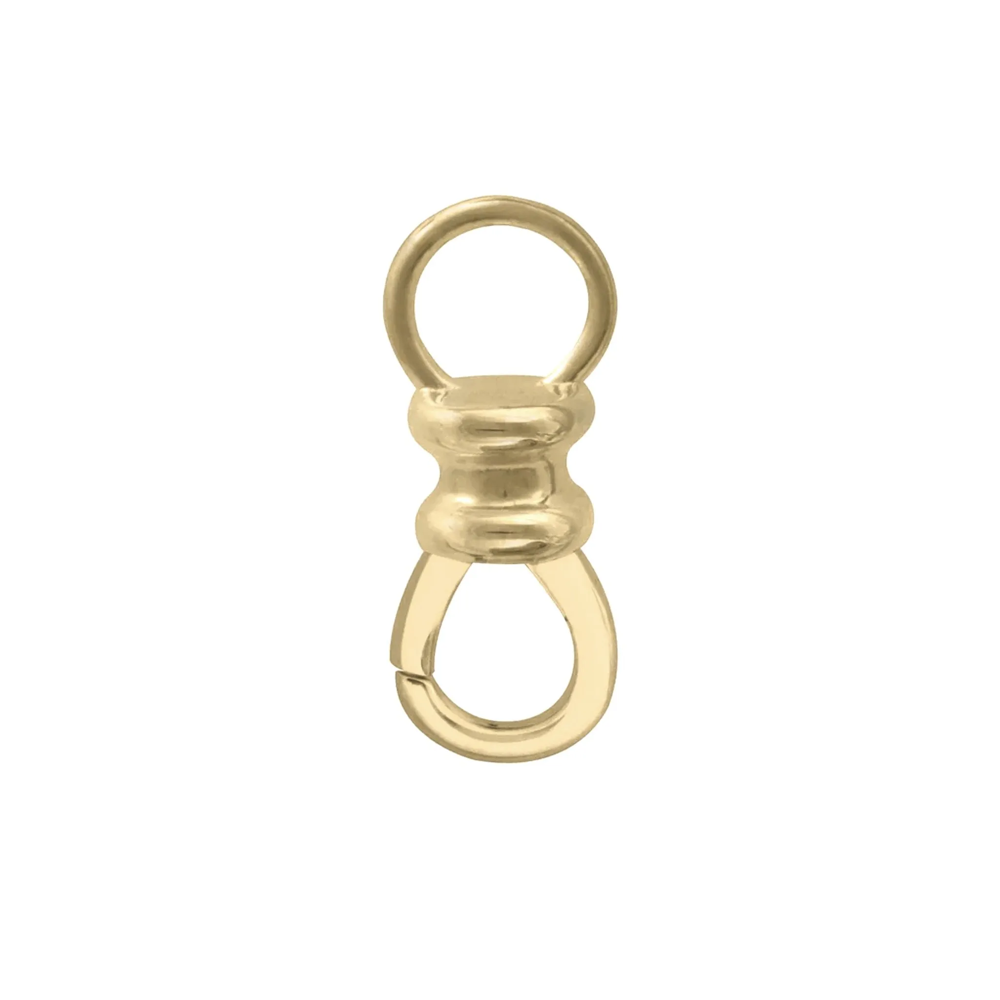 10K Gold Small Swivel Charm Connector