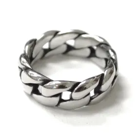 8mm Curb Link Ring