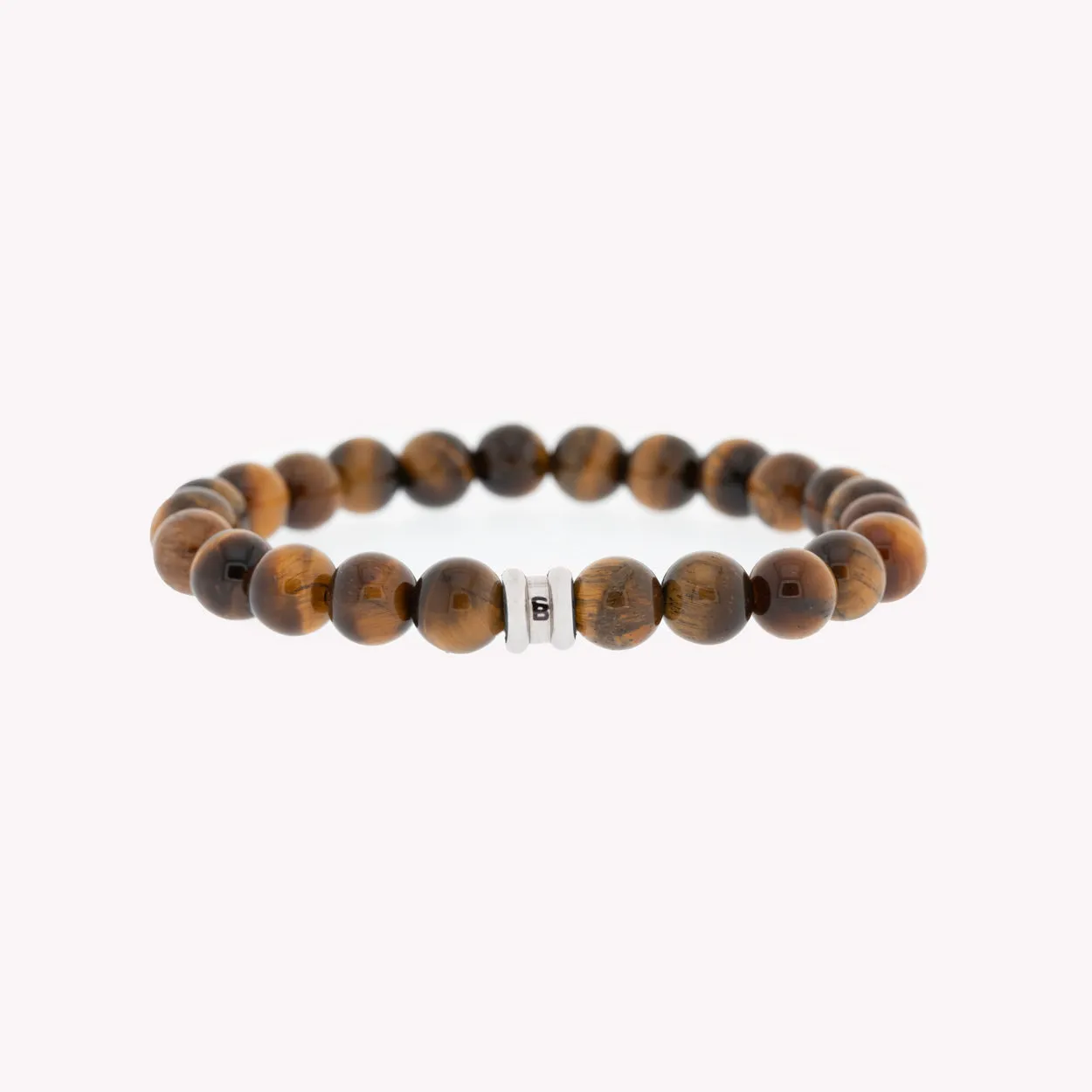 8mm Round Gemstone Bracelet Tiger Eye