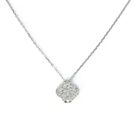 AFJ Diamond Collection - Diamond Pendant Necklace, White Gold