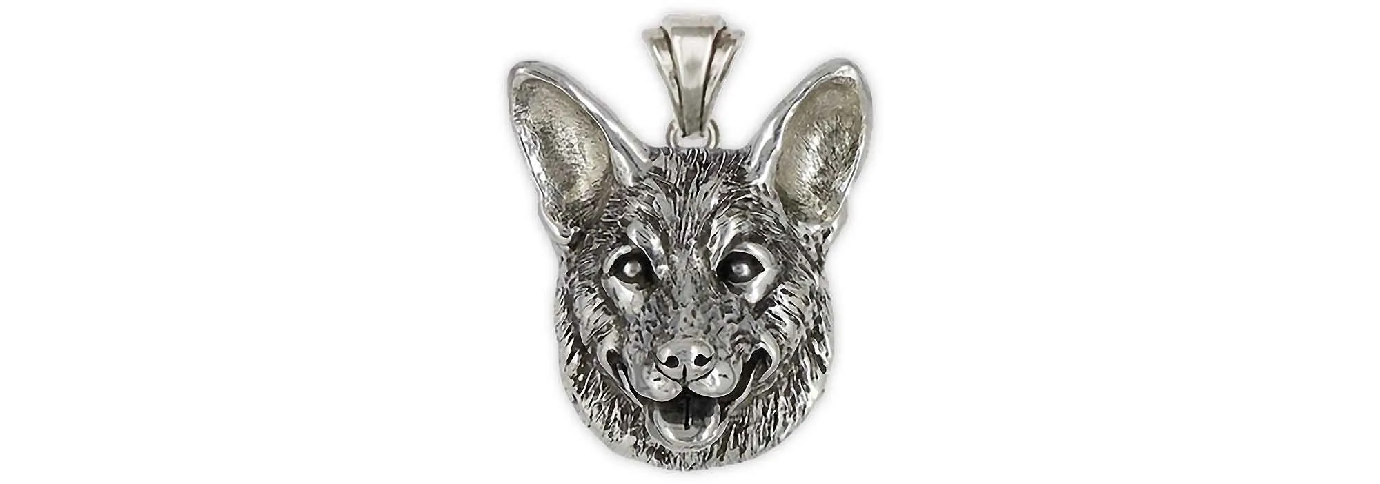 Australian Cattle Dog Pendant Sterling Silver Handmade Australian Cattle Dog Jewelry  CTD1-P