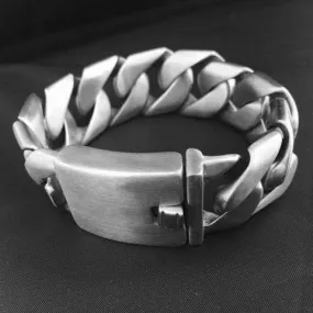 Bagger Bracelet - Brushed - 1 Wide - The Custom - B18