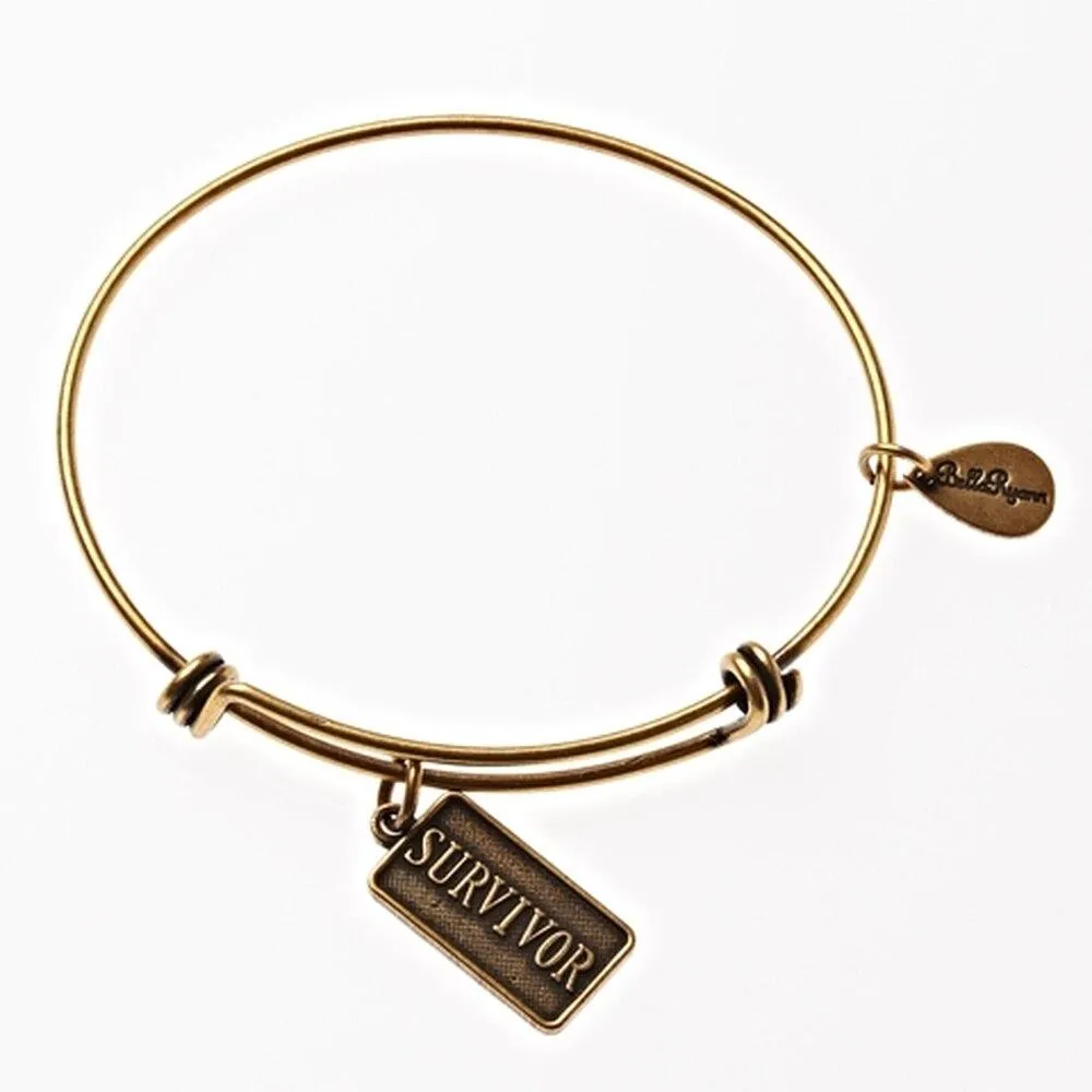 Bella Ryann Bangle Bracelet - Survivor Word