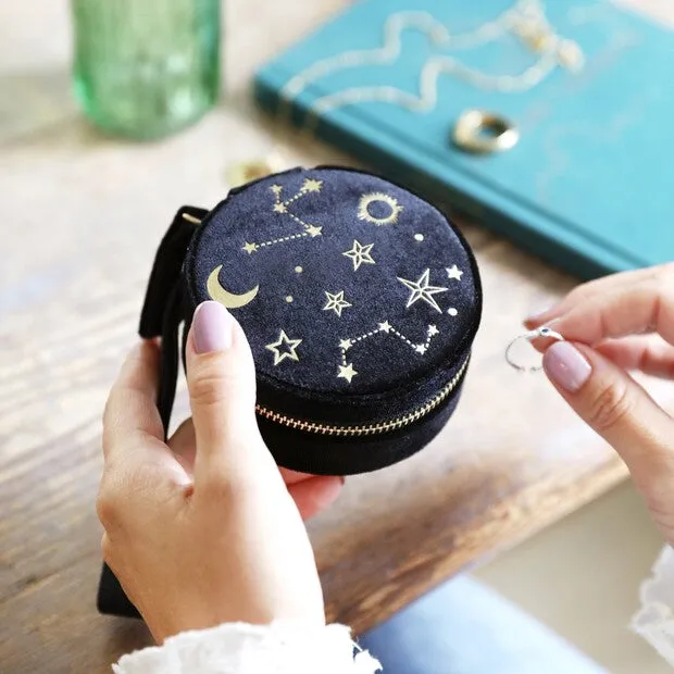 Black Starry Night Jewelry Box