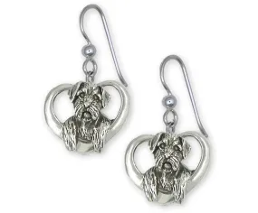 Border Terrier Jewelry Sterling Silver Handmade Border Terrier Earrings  BDT2-E