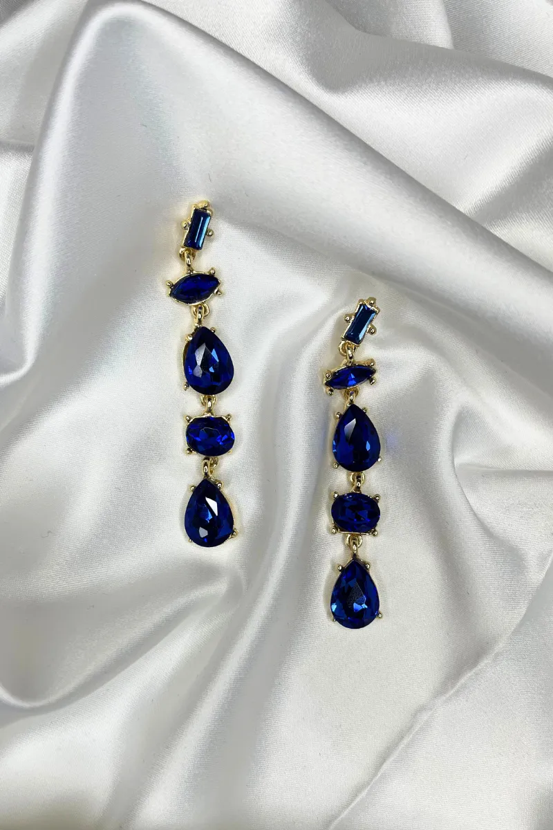 Calliope Navy Blue Tango Earrings