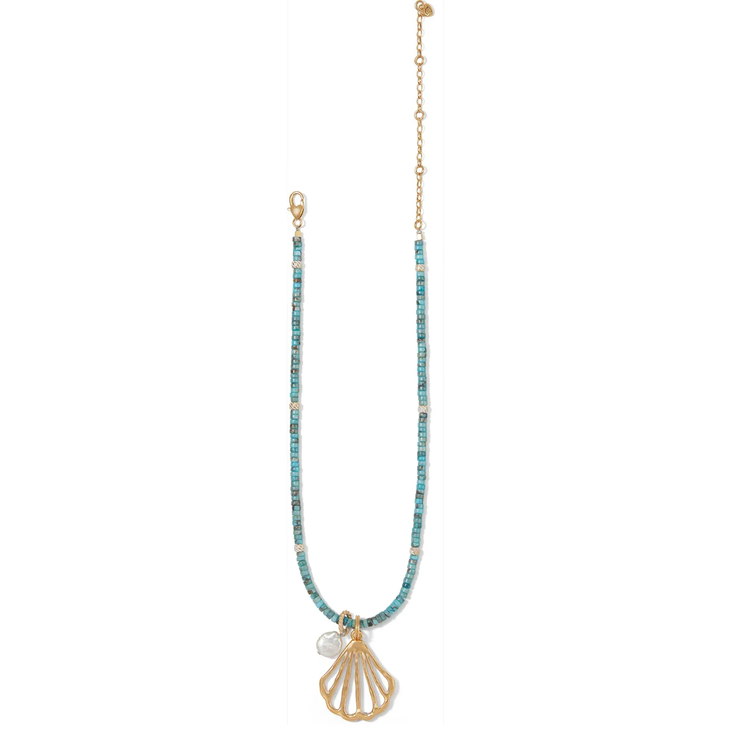 Calypso Shell Heishi Necklace