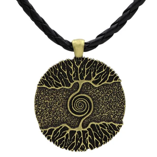 Celtic's Tree of Life Amulet Pendant Chain Necklace