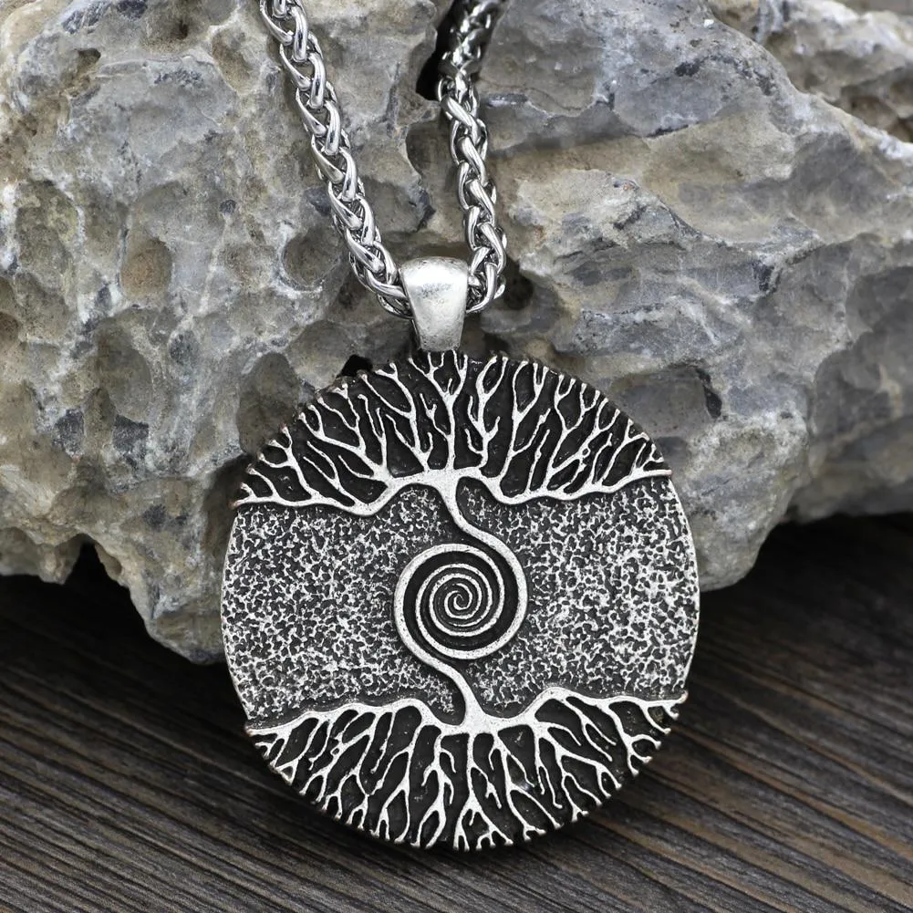 Celtic's Tree of Life Amulet Pendant Chain Necklace