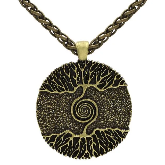 Celtic's Tree of Life Amulet Pendant Chain Necklace