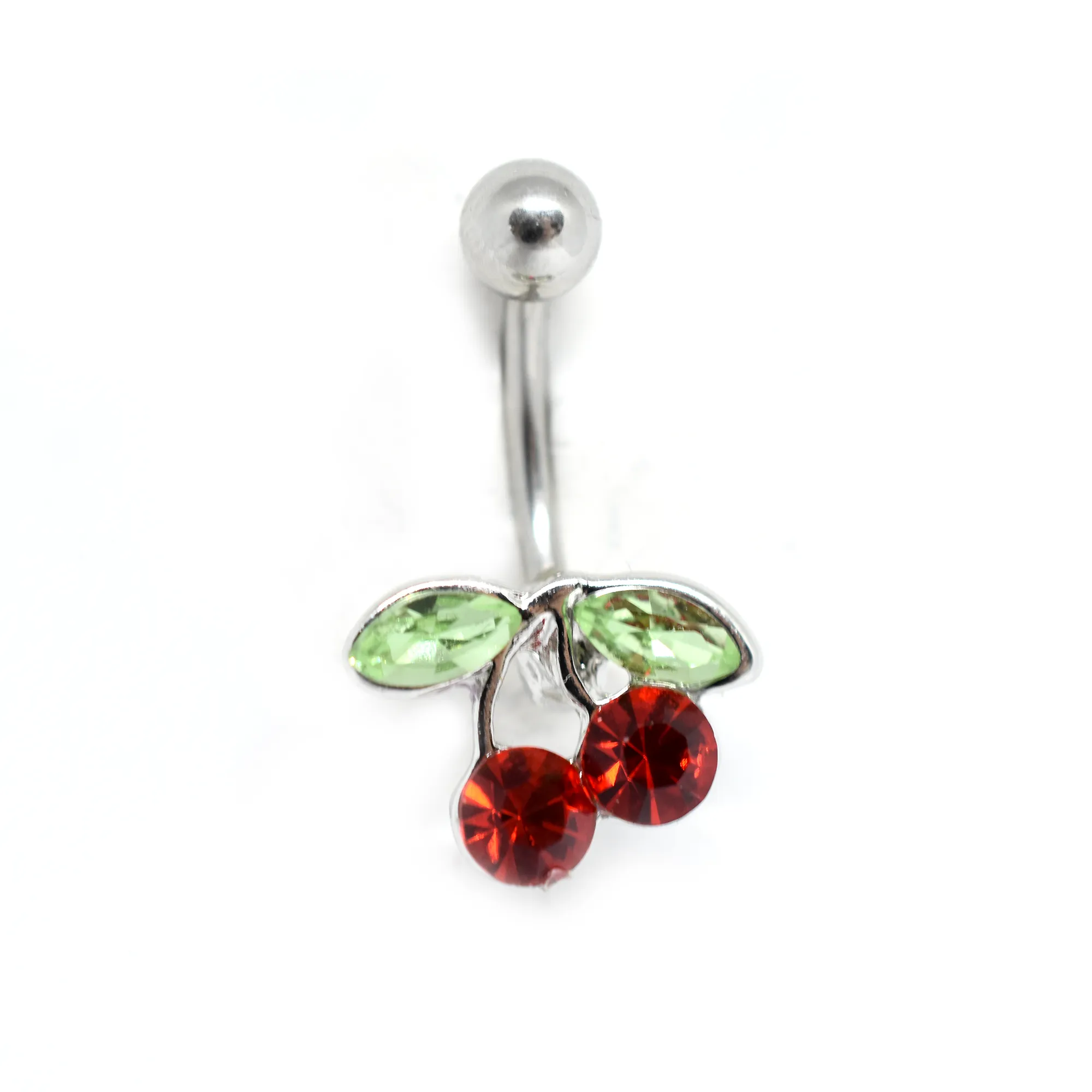 Cherry Belly Ring