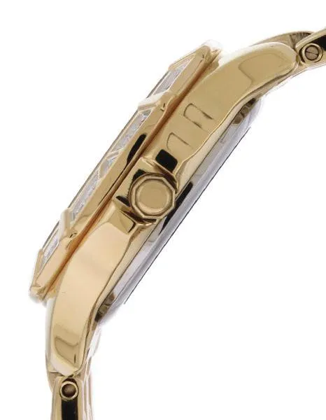 Citizen Ladies Eco-Drive Diamond Watch - White Dial - Gold Tone - Date