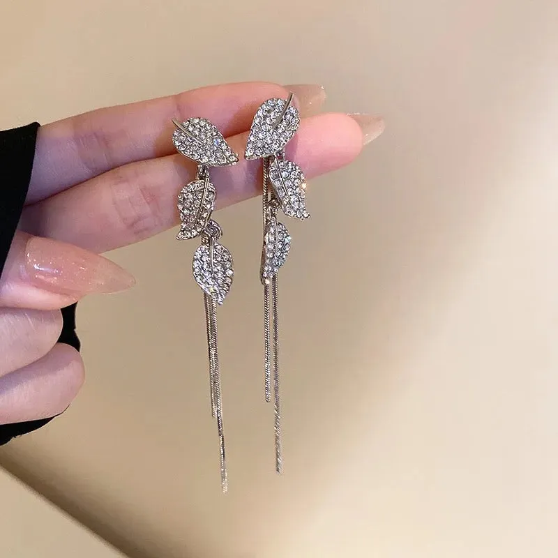 Classic Long Tassel Drop Earring For Women Girls S4633313