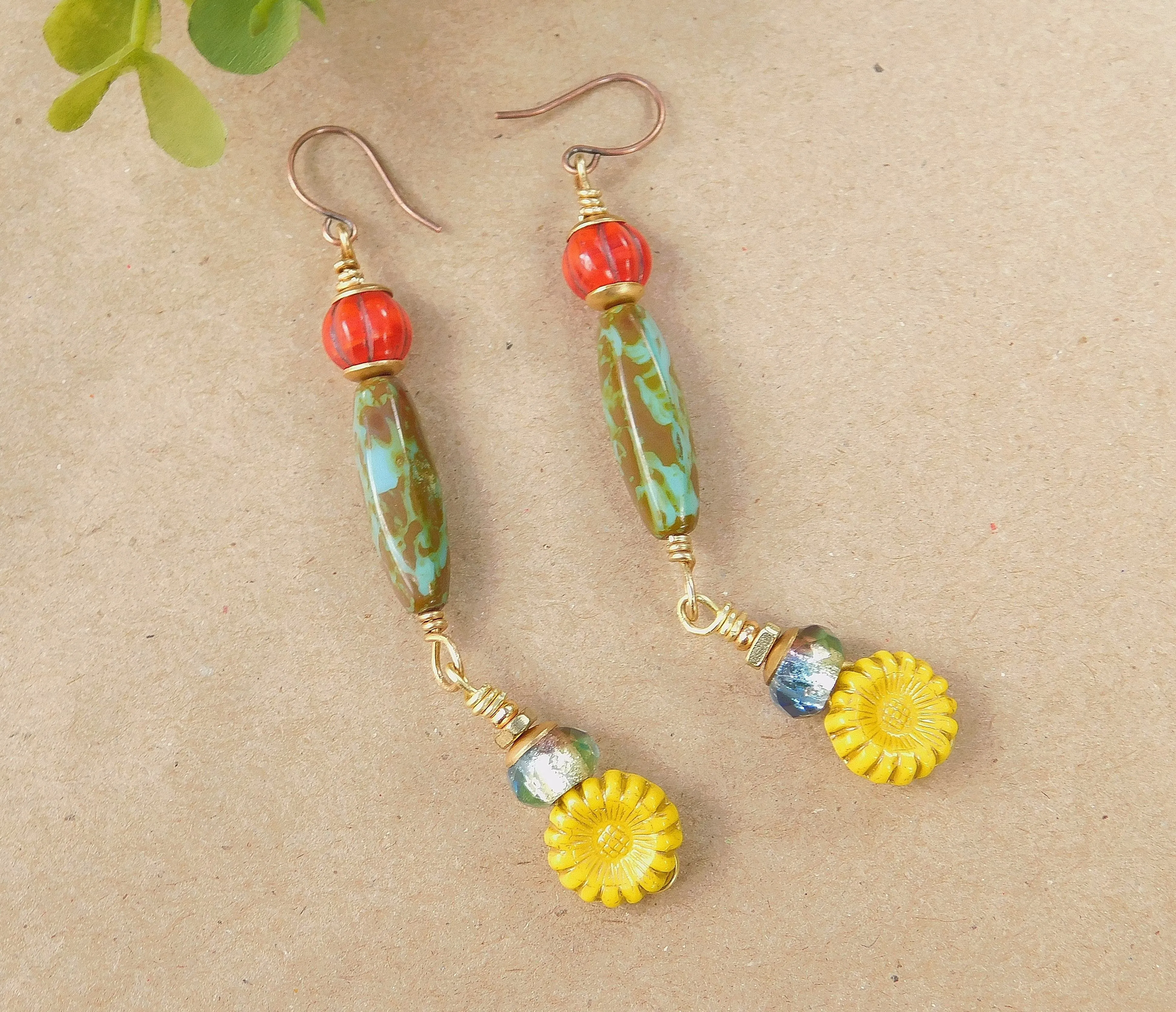 Colorful Dangling Boho Earrings