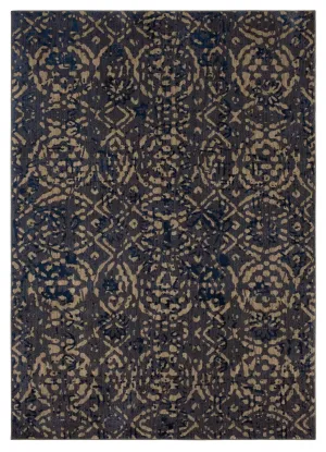 Cosmopolitan Block Print by Patina Vie Ink Blue 91639 50139 Rug