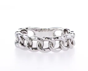 Curb Link Ring  (Silver)