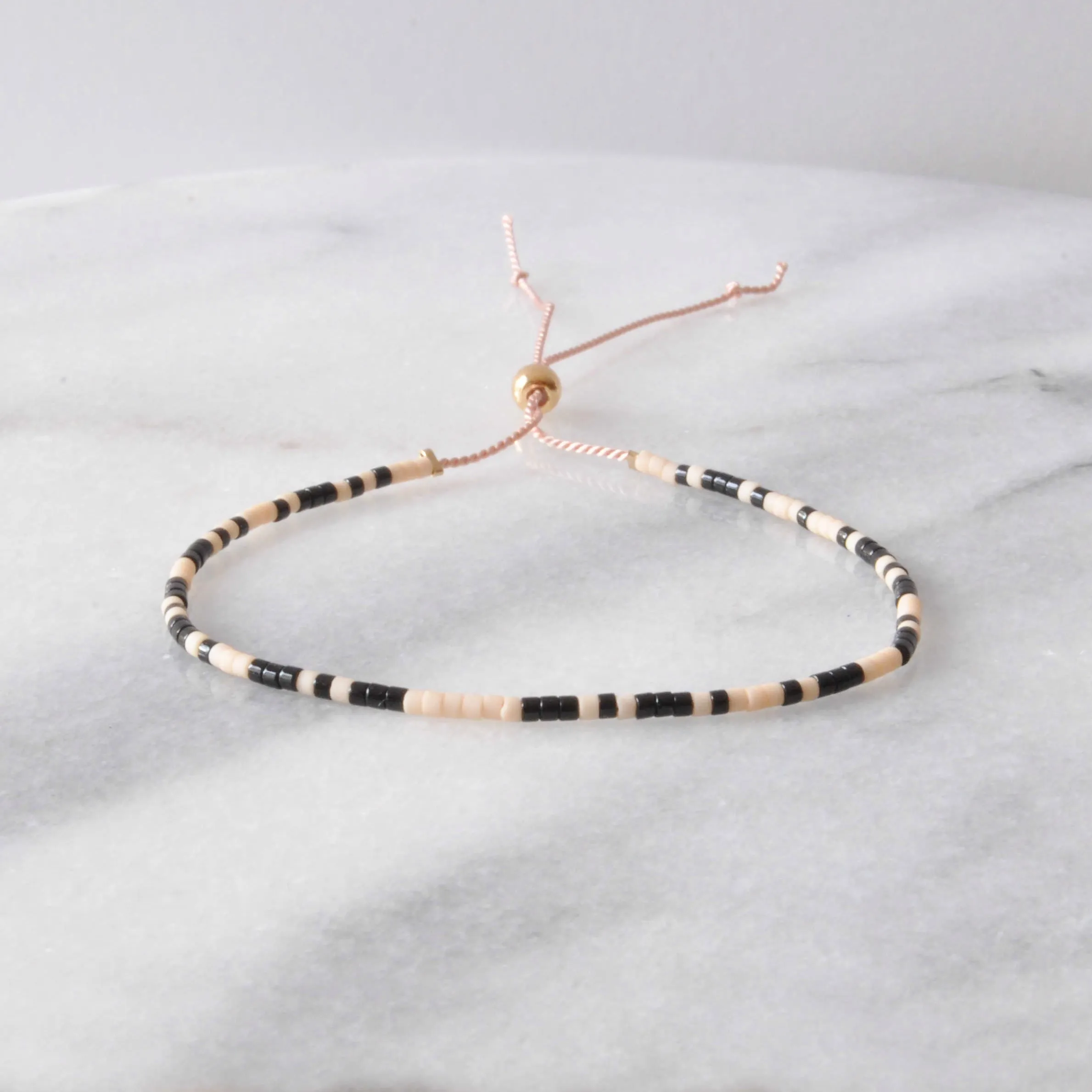 Custom Morse Code String Bracelet