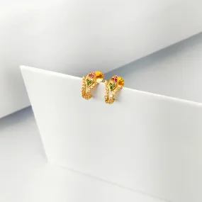 Daily Wear Small One Gram Gold Earrings By Asp Fashion Jewellery