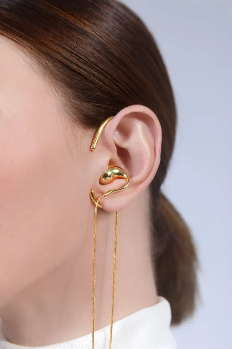 ear-cuff in gold