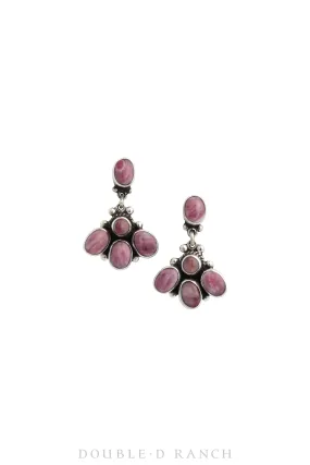 Earrings, Federico, Drop, Pink Spiny Oyster, Hallmark, Contemporary, 1555E