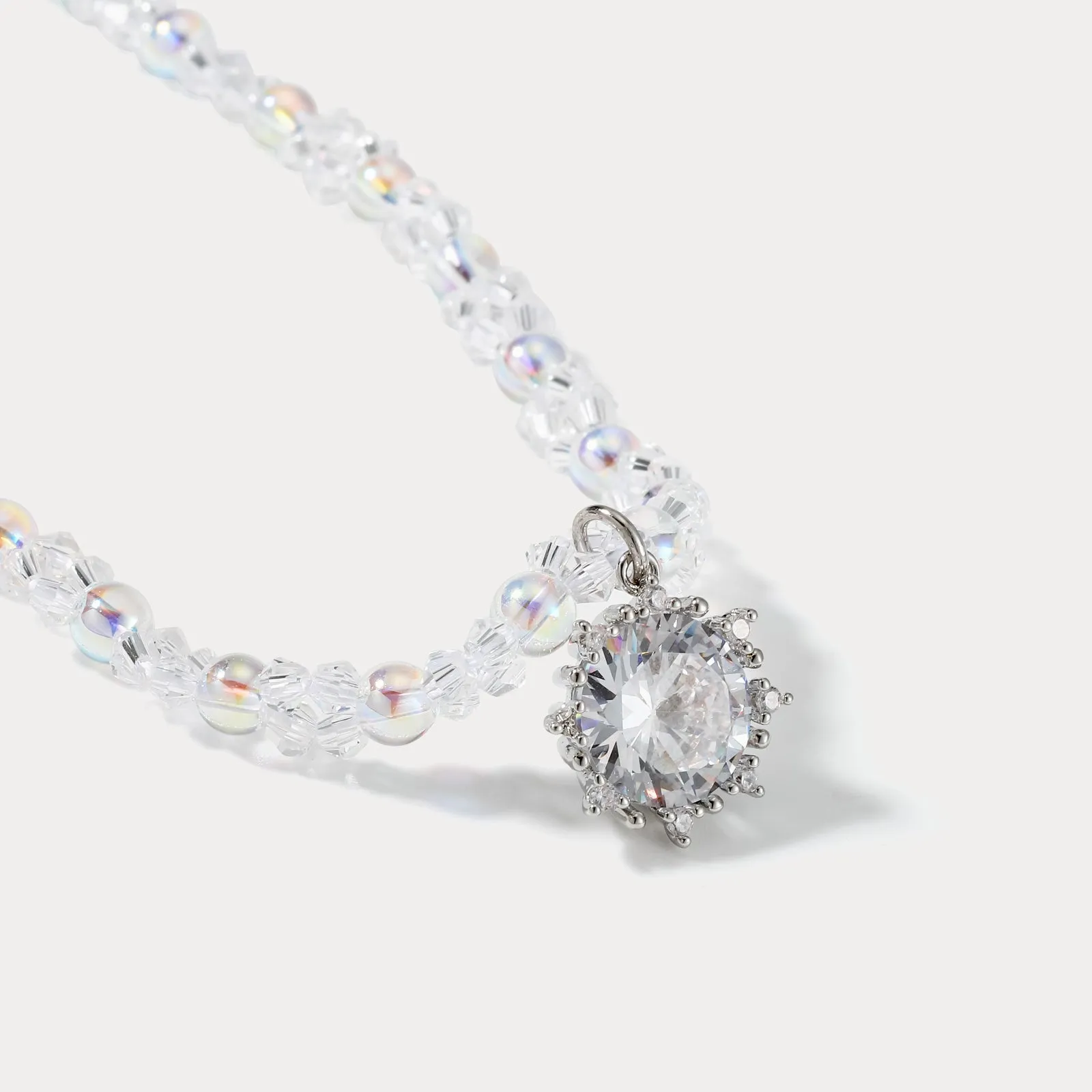 Glazed Diamond Necklace