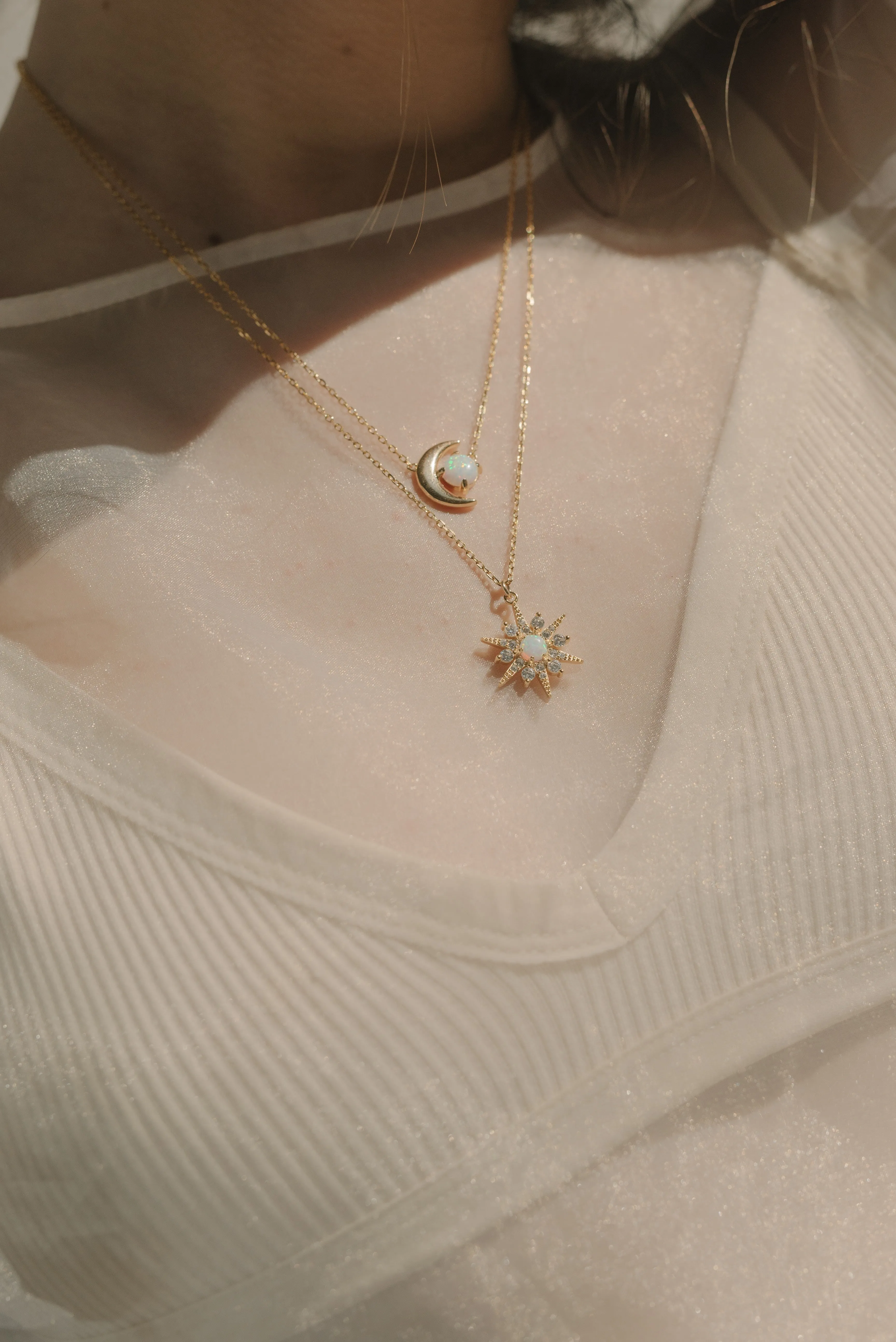 Guidance Opal Star Necklace