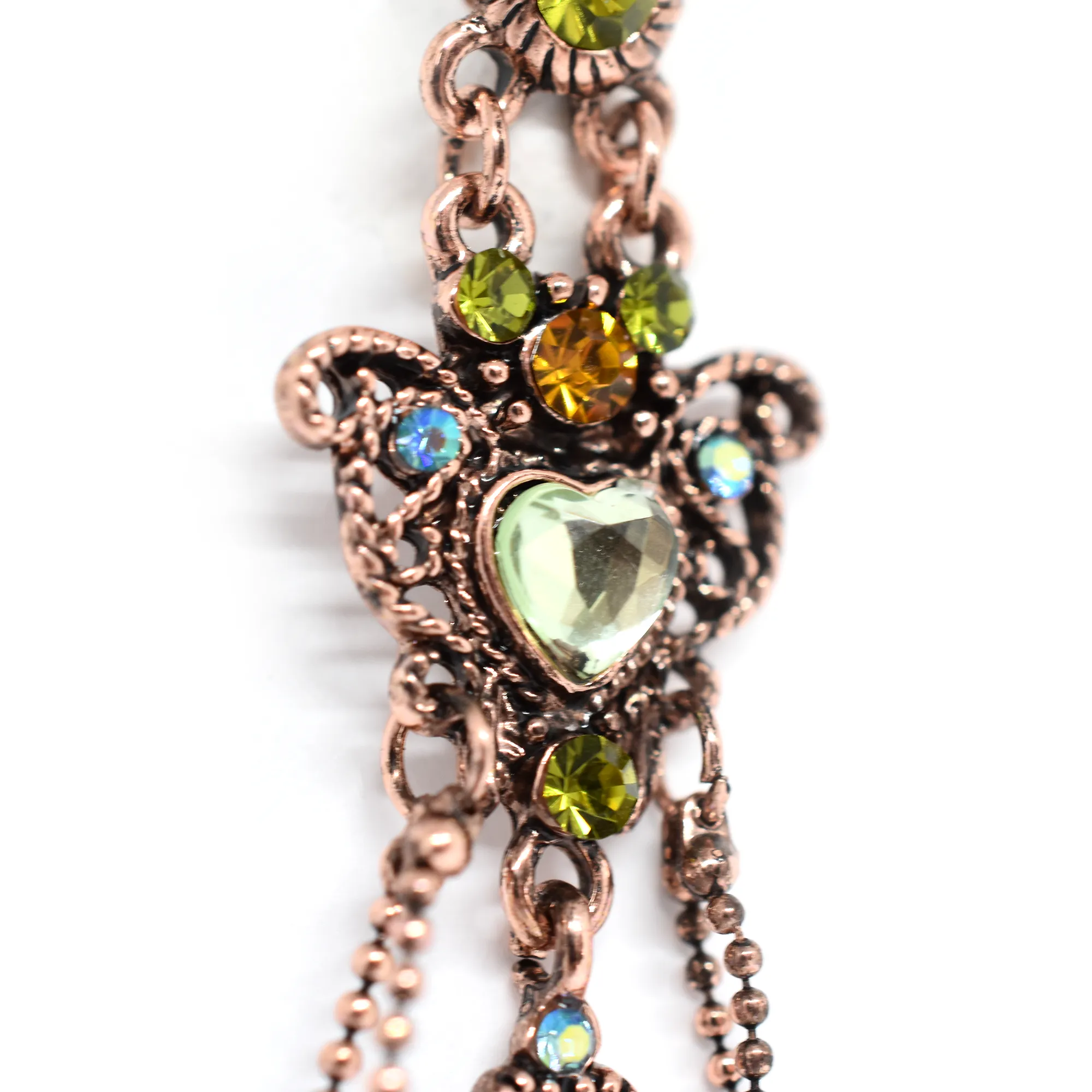 Heart Chandelier Belly Ring