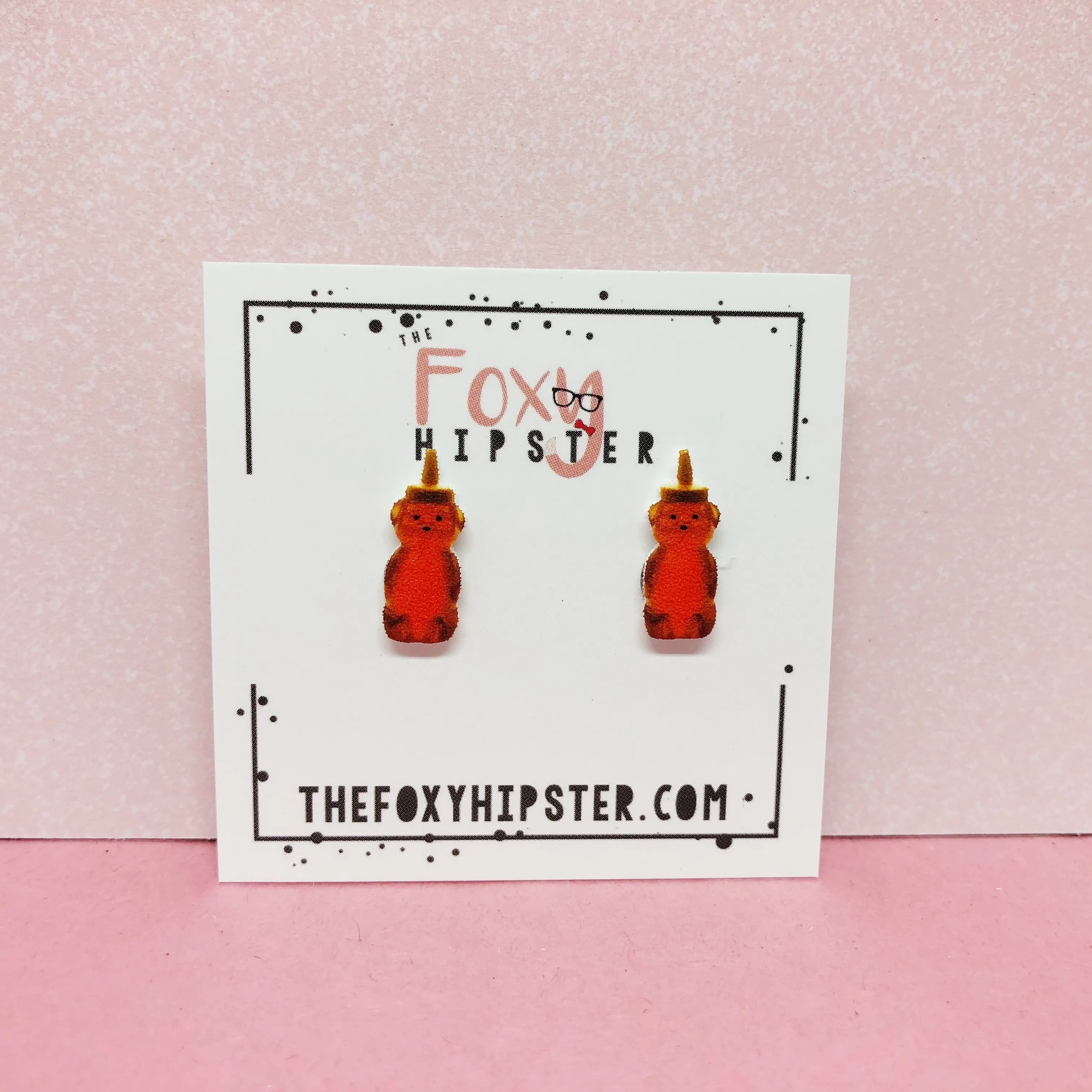 Honey Bear stud Earrings