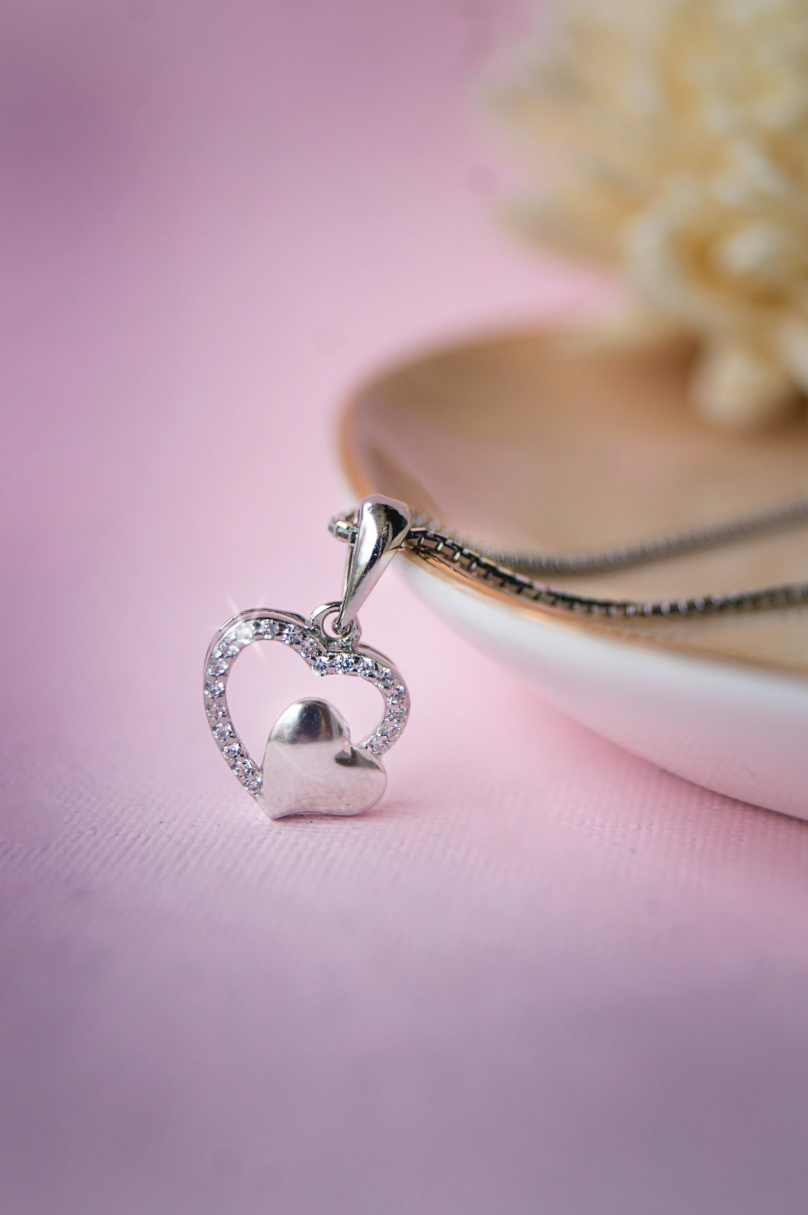 In Your Heart Sterling Silver Pendant