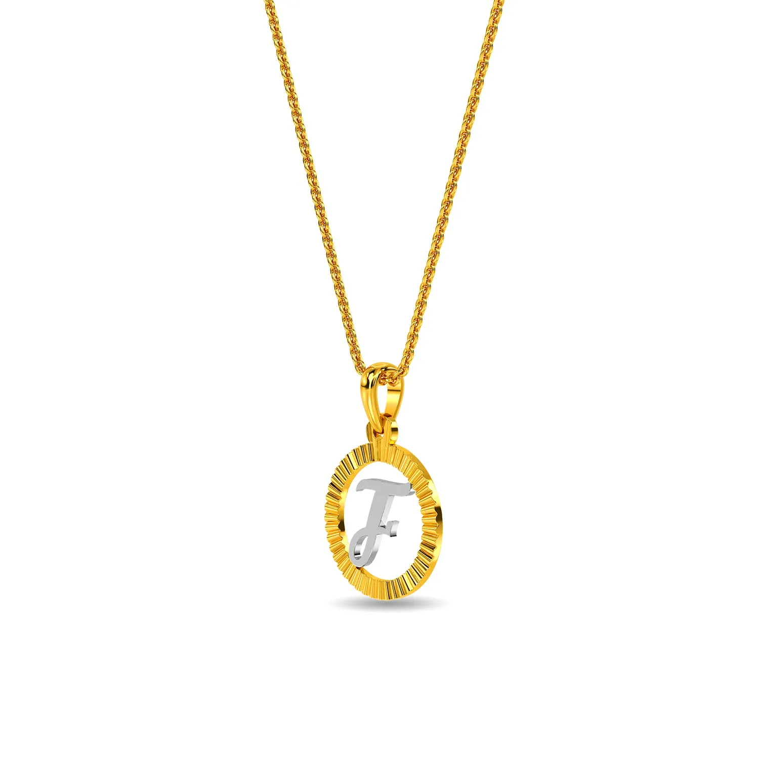 Initial F Pendant