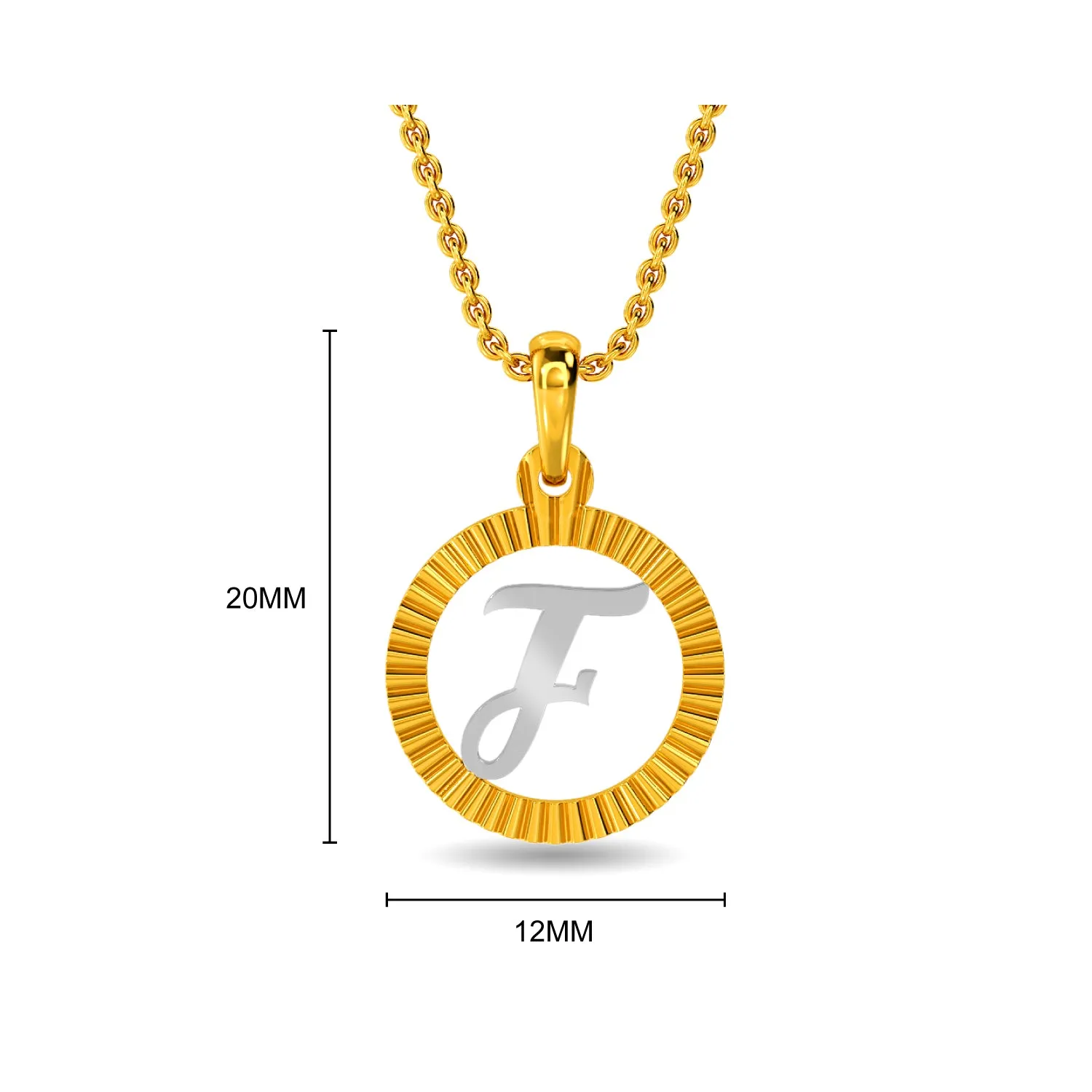 Initial F Pendant