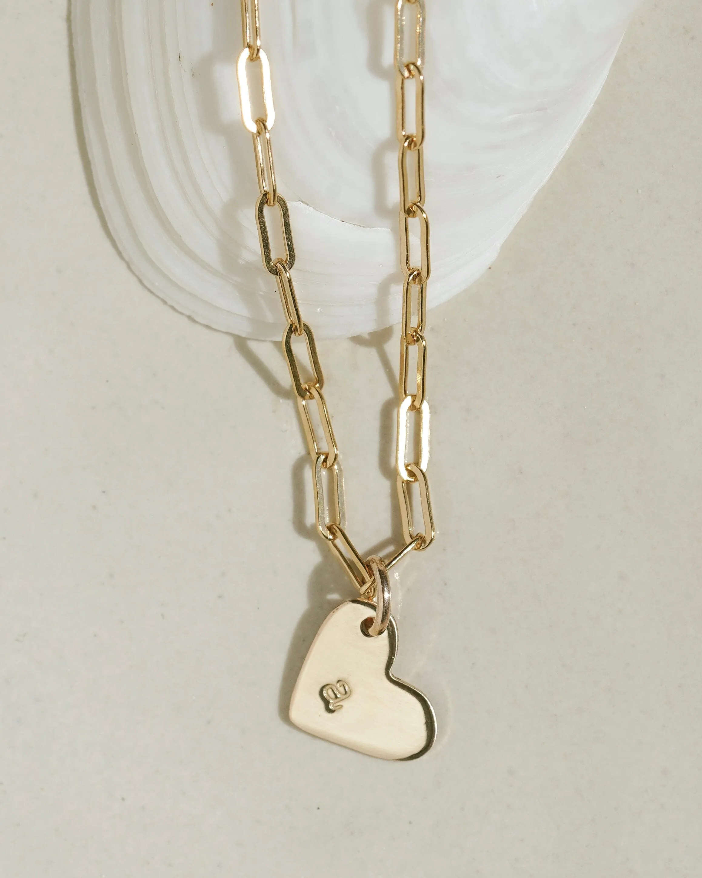 Initial Heart Necklace