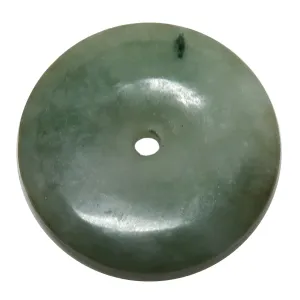 Jade Gemstone Donut Emperor's Lucky Loop Green Jadeite