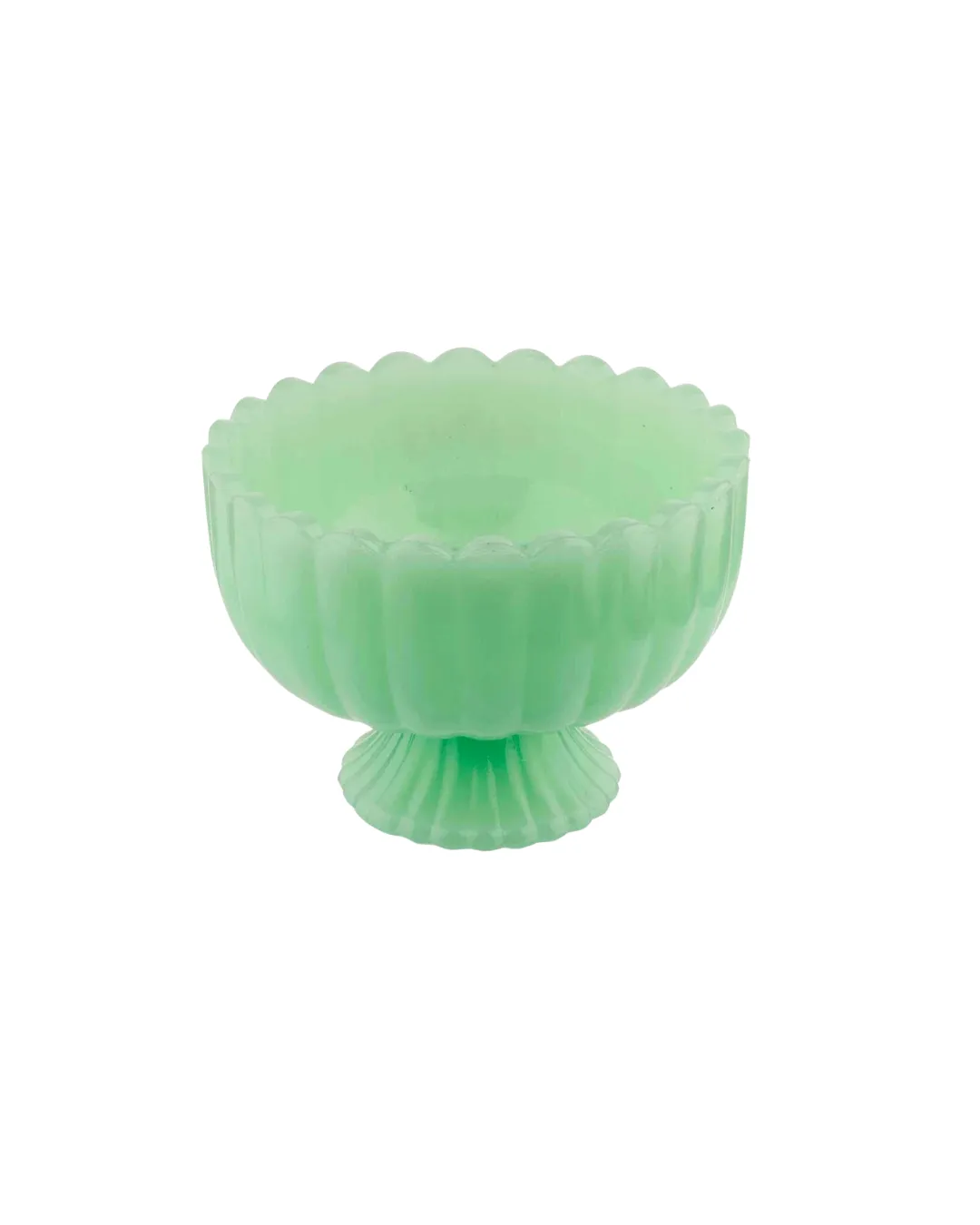 Jadeite Glass Sundae Dish