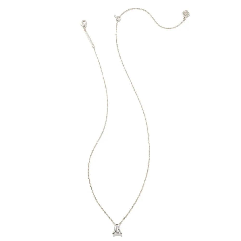 Kendra Scott Blair Pendant Necklace in White Crystal