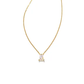 Kendra Scott Blair Pendant Necklace in White Crystal