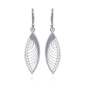 KHAYA SILVER MEDIUM EARRINGS FILIGREE