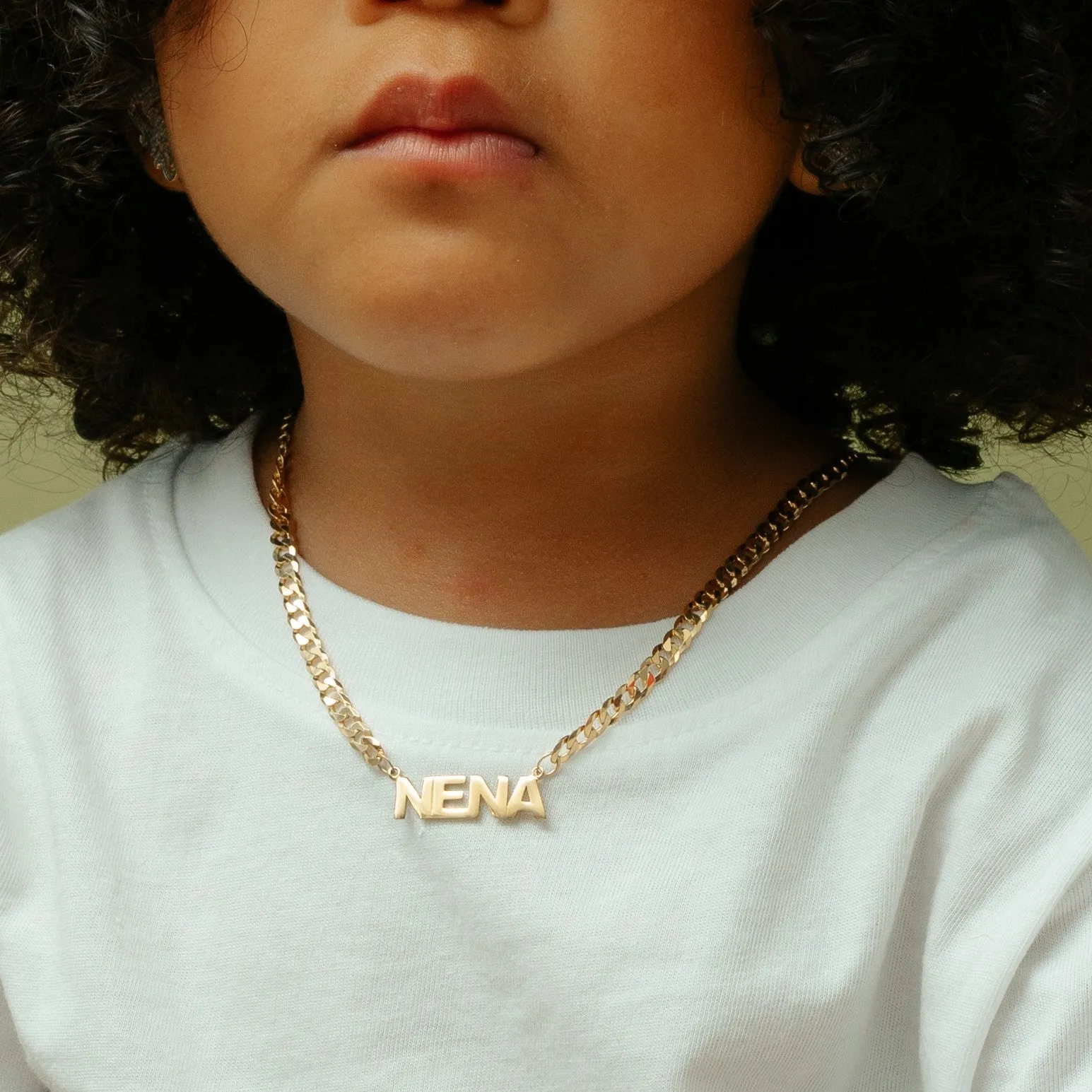 Kid's Mini Nameplate Necklace