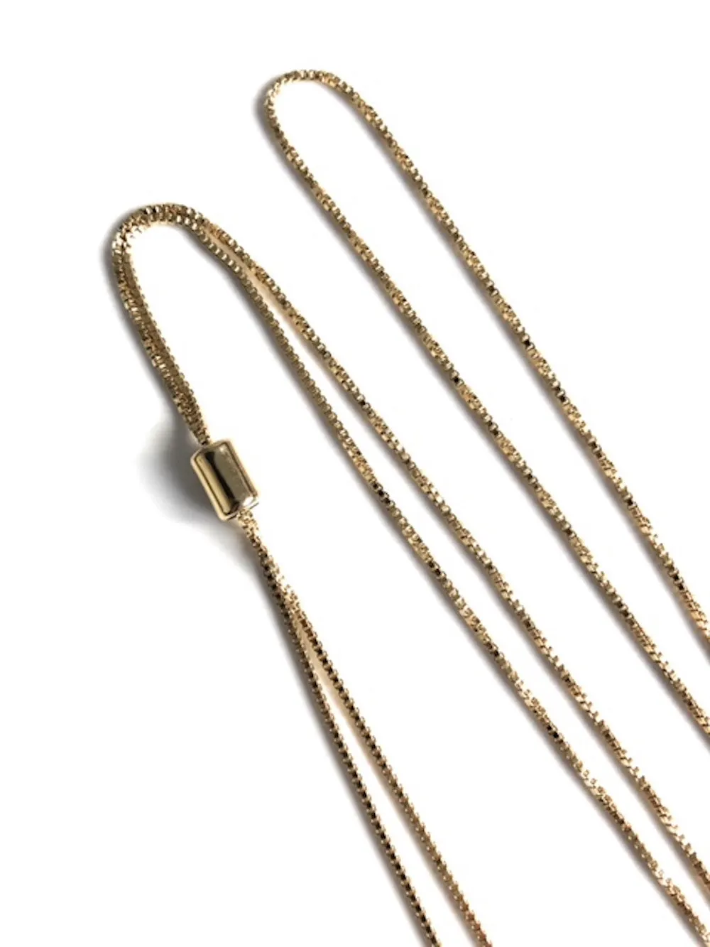 Lariat Necklace, Y Shape Long Necklace Gold, Adjustable Long Necklace, Toggle Slide Chain, Crystal Fashion Necklace, Long Chain Necklace