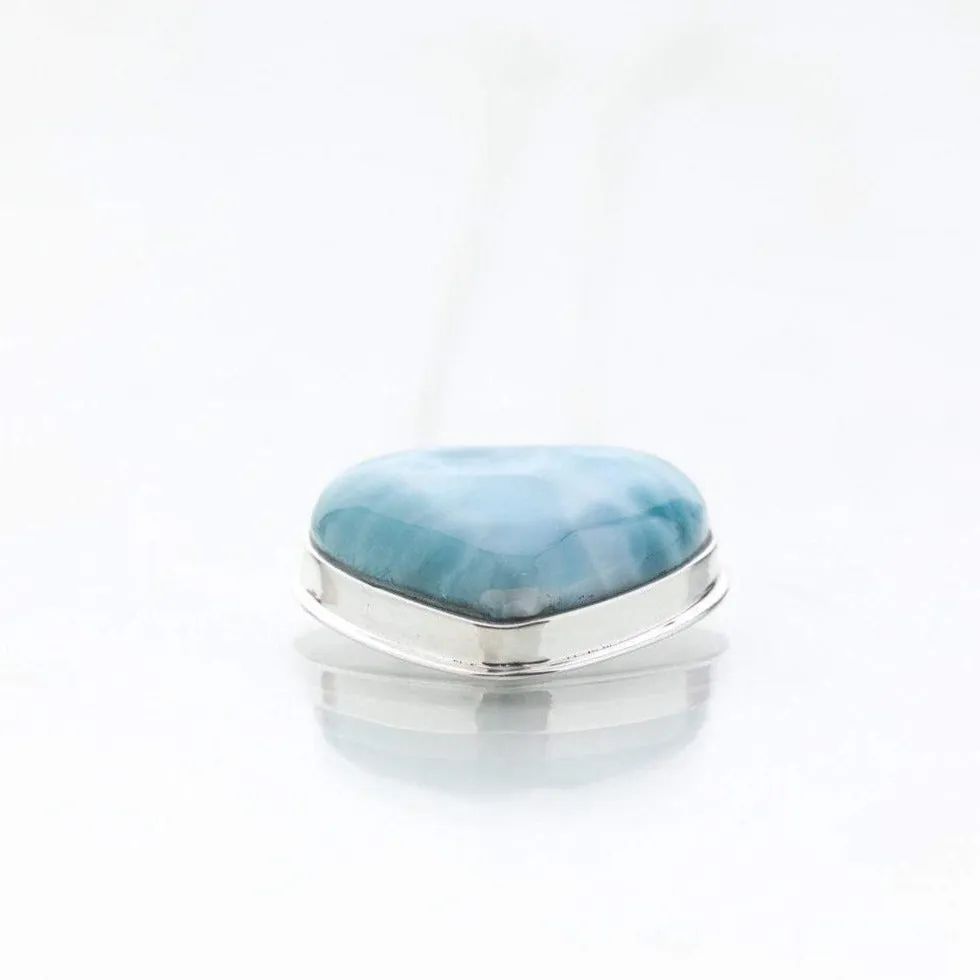 Larimar Heart Pendant Virtue