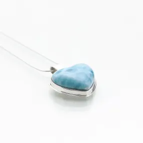 Larimar Heart Pendant Virtue