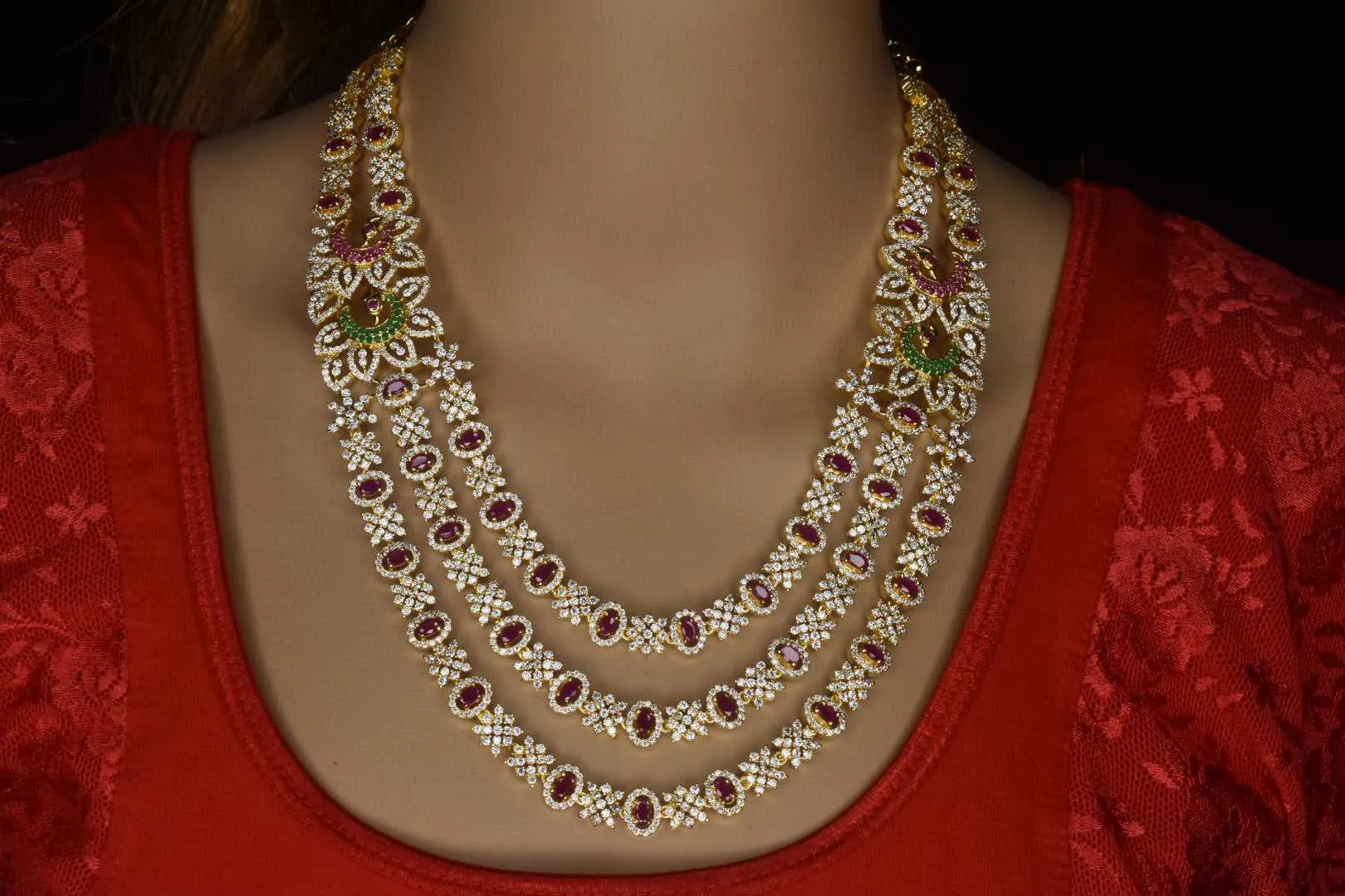 layered Cz Necklace