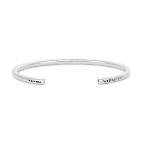 LE GRAMME MEN'S 15G STERLING SILVER POLISHED CUFF BRACELET