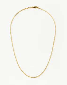 Lucy Williams Medium Square Snake Chain Necklace