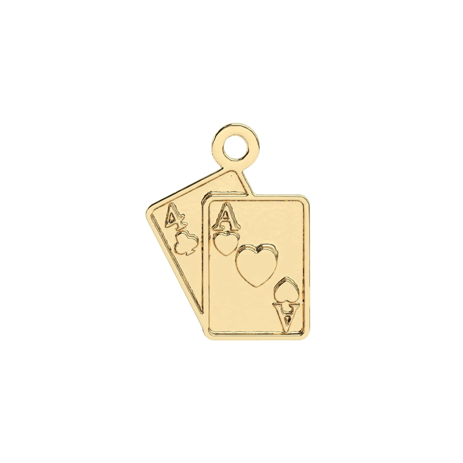 Marina's Lucky Cards Charm | 10k Yellow Gold