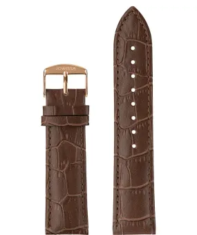 Mat Alligator Leather Watch Strap E3.1057