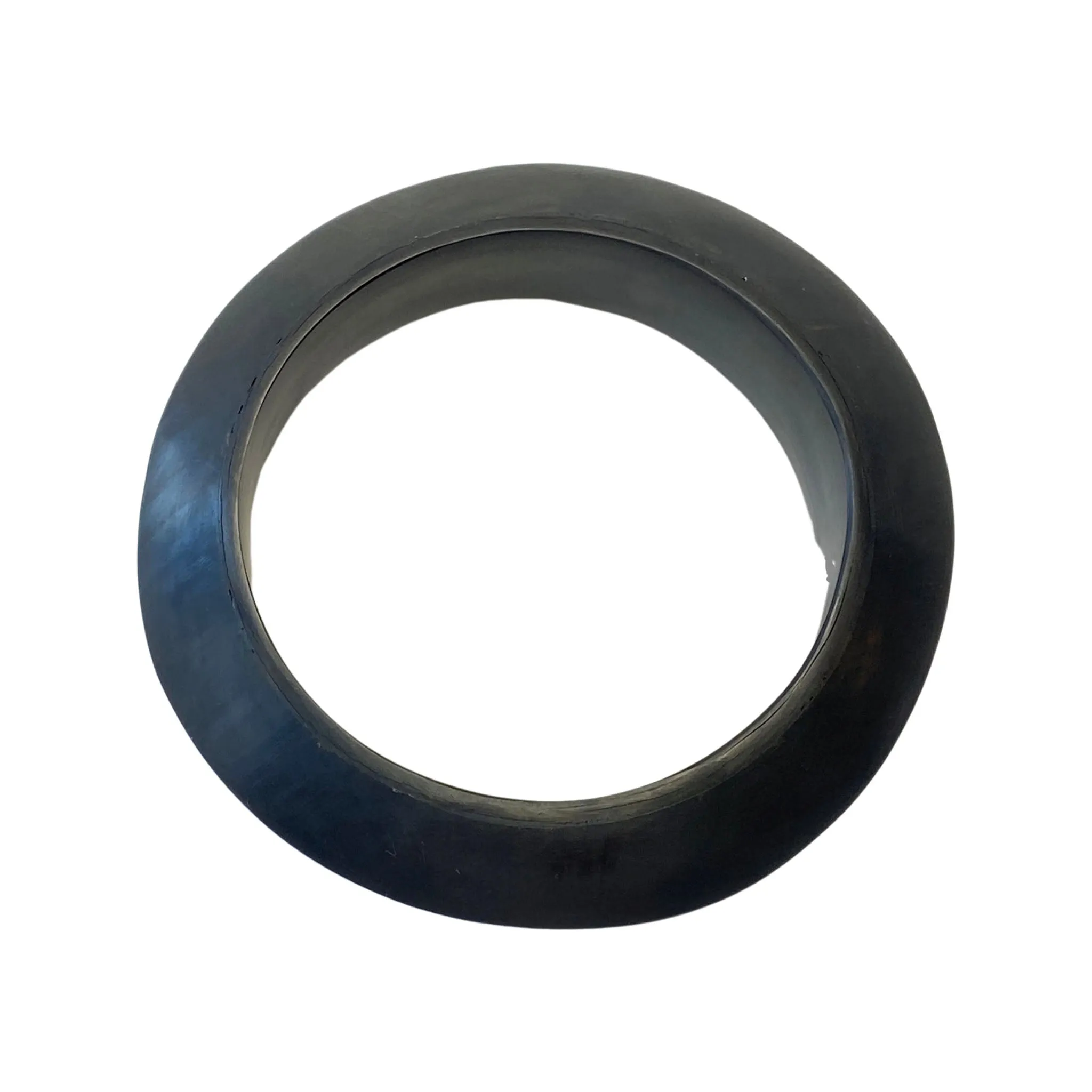 Matte Black 3 D Narrow Bangle