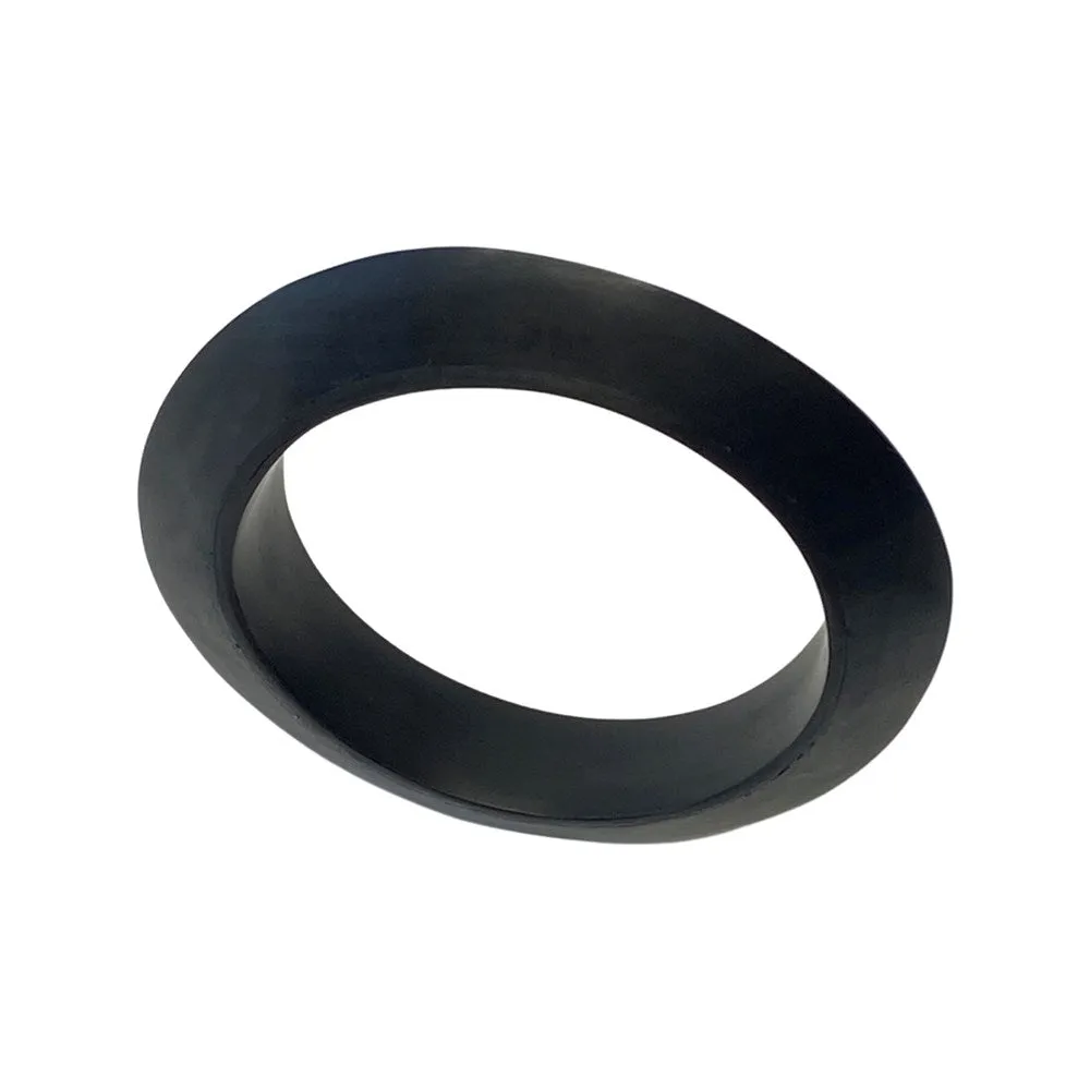 Matte Black 3 D Narrow Bangle