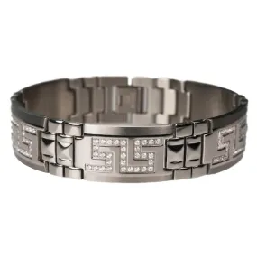 Meander Steel Bracelet