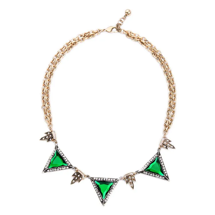 MEL - Geo Statement Collar Necklace